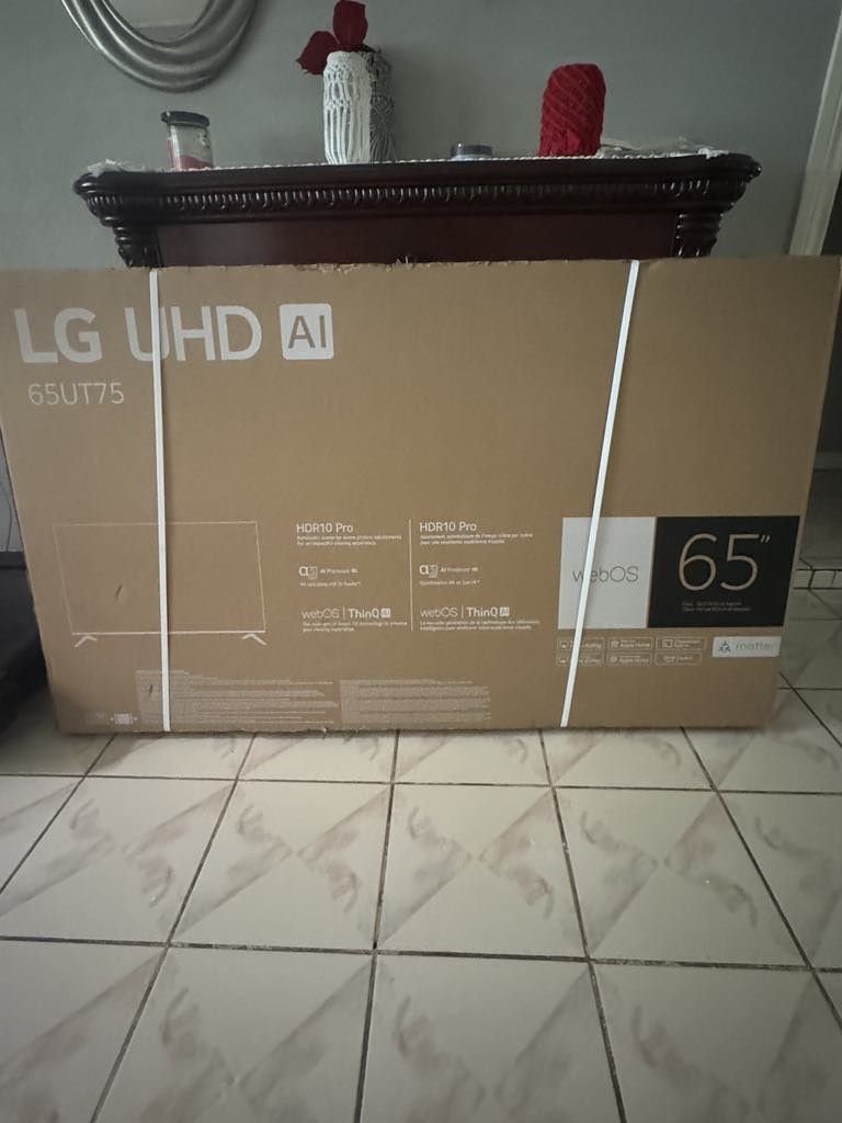 65" TV And End Tables