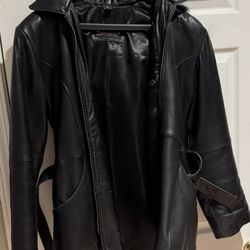 Sanzzini Lambskin Coat Sz L