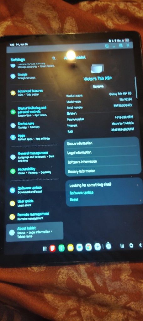 Samsung Tablet S8+