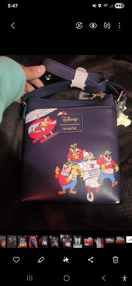 Ducktales Loungefly Crossbody And Wallet