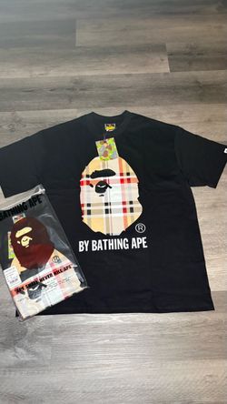 Black Bape Burberry Shirt Medium