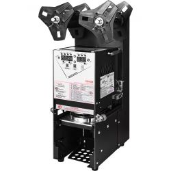 108#Fully Automatic Cup Sealing Machine, 500-650 Cups/H, Cup Sealer Machine for 180 mm Tall & 90/95 mm Cup, Electric Tea Sealer with Digital Control L