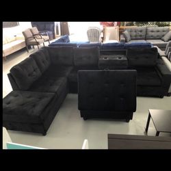 New Sectional + Ottoman 