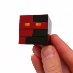 Lego Minecraft magma cube