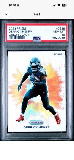2023 Panini Prizm - Color Blast Derrick Henry #CB-16 PSA 10 LOW POP