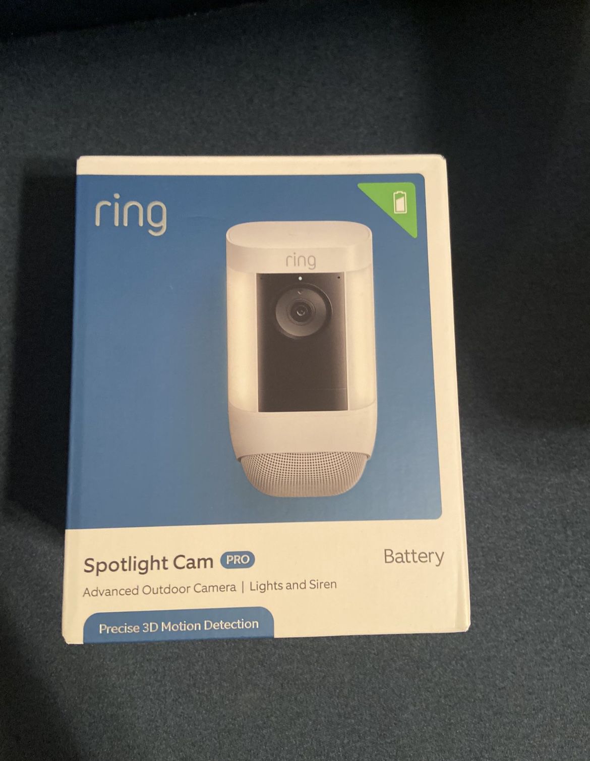 Ring Spotlight Cam Pro Battery White