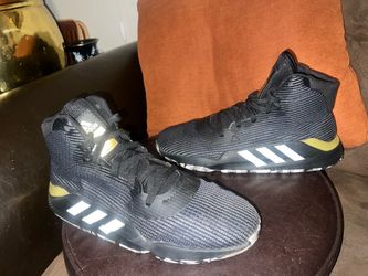 adidas “Core Black” Pro Bounce 2019 performance high-top basketball sz 12.5