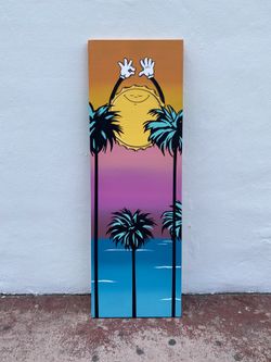 305 Smiley Miami Sun Art