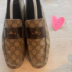 gucci brown casual shoes
