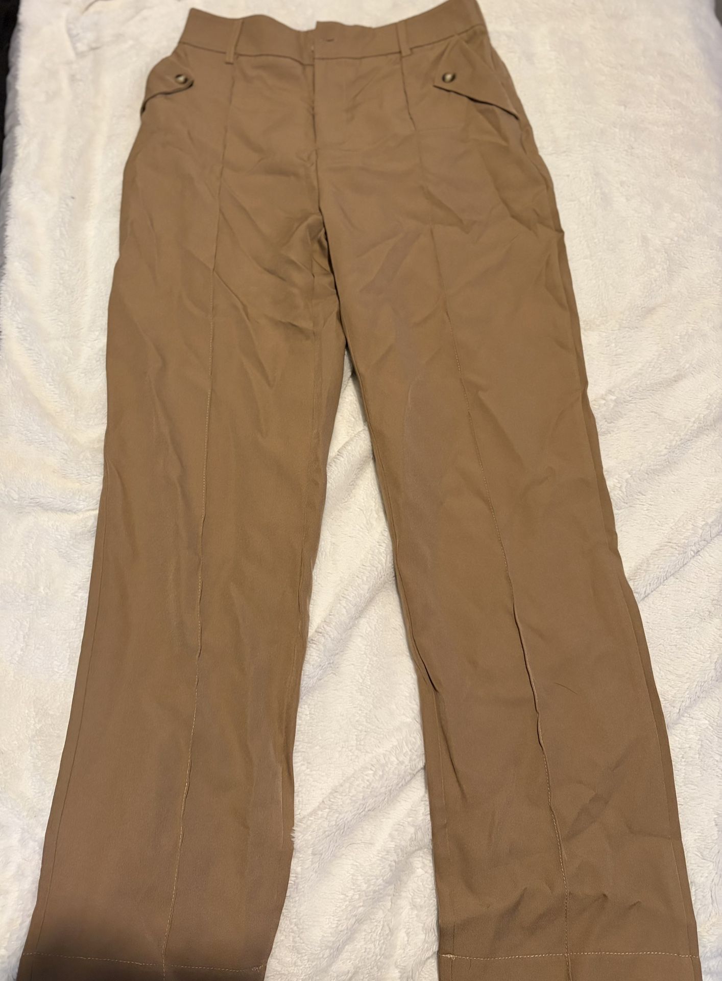 SHEIN Tan Dress Pants