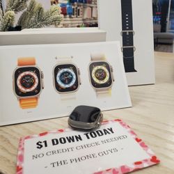 Apple Watch Series Ultra 49mm LTE AND GPS - $1 Down Today - NO CREDIT Needed