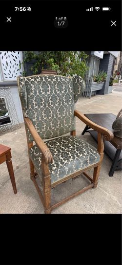 Primitive Antique, extremely old solid wood Chair
