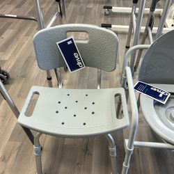 Shower Chair With Back And Arm Grab. Financing Available. ✅ 