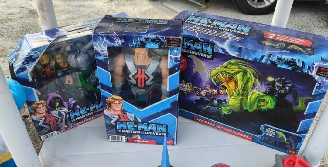 Masters of the Universe toy sets.