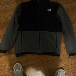 North Face Black And Grey Jacket 