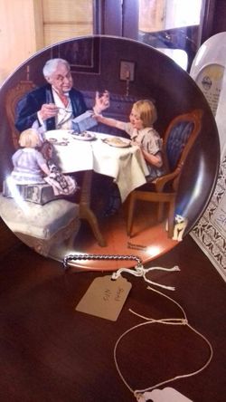 Vintage Norman Rockwell The Gourmet Plate