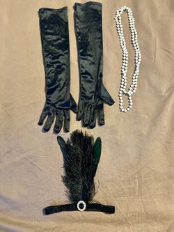 1920s Flapper Accessories Set for Women