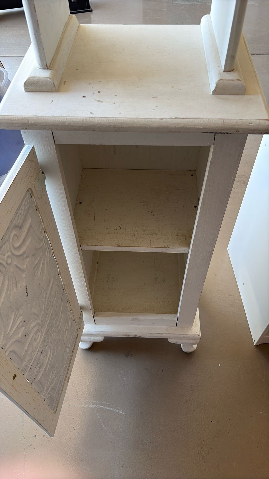 Antique Farmhouse Style Storage Cabinet
