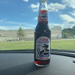 Vintage Pepsi Bottle Longneck Unopened Richard Petty 7-time Winston Cup Champion