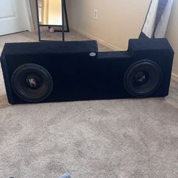 2 12” Inch Subs Majestic Audio Super Sound Box 