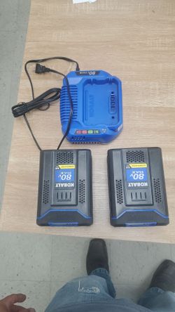 Kobalt 80v 2.5a battles and charger