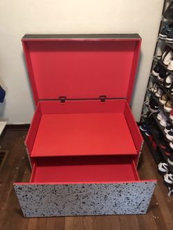 Jordan shoe box chest deals