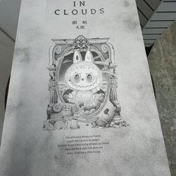 🌤️ Angel In the Clouds – The Monsters Labubu Full Size Art Doll (New in Box)