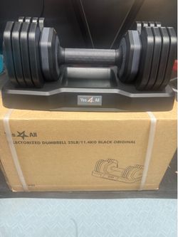 25 pound  single adjustable dumbbell NEW