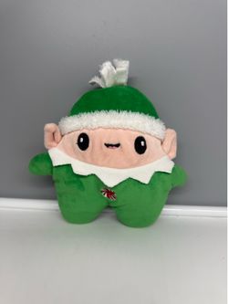 Christmas House Plush Animal Green Elf