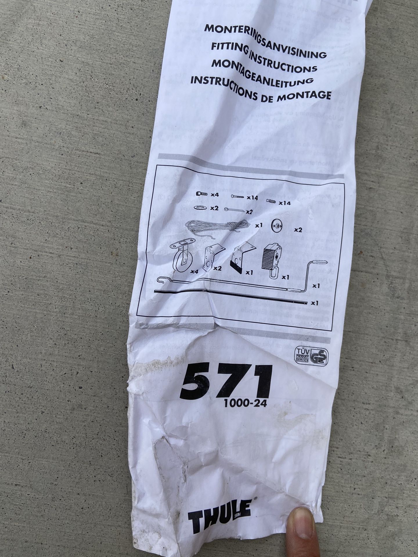 Thule Multilift Storage System