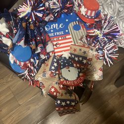 @@@NEW 4TH OF JULY WREATHS@@@