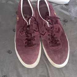 BURGUNDY LOUIE LOPEZ SHOES