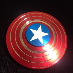 Spinner Steel Shield Captain America