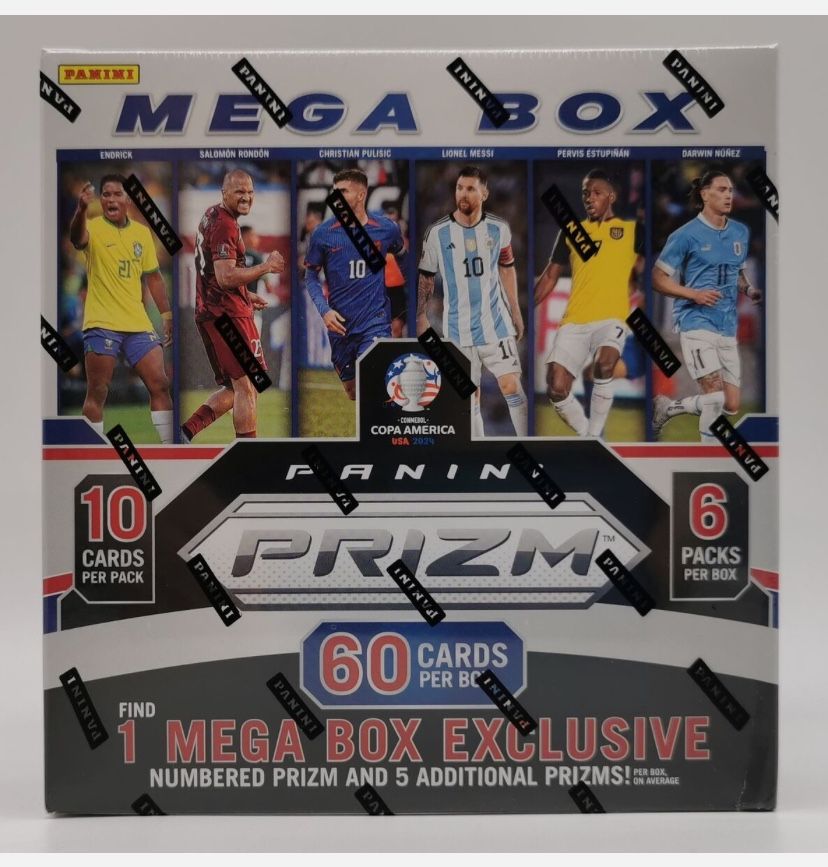Panini Prizm Copa America Soccer Mega Box 2023-24