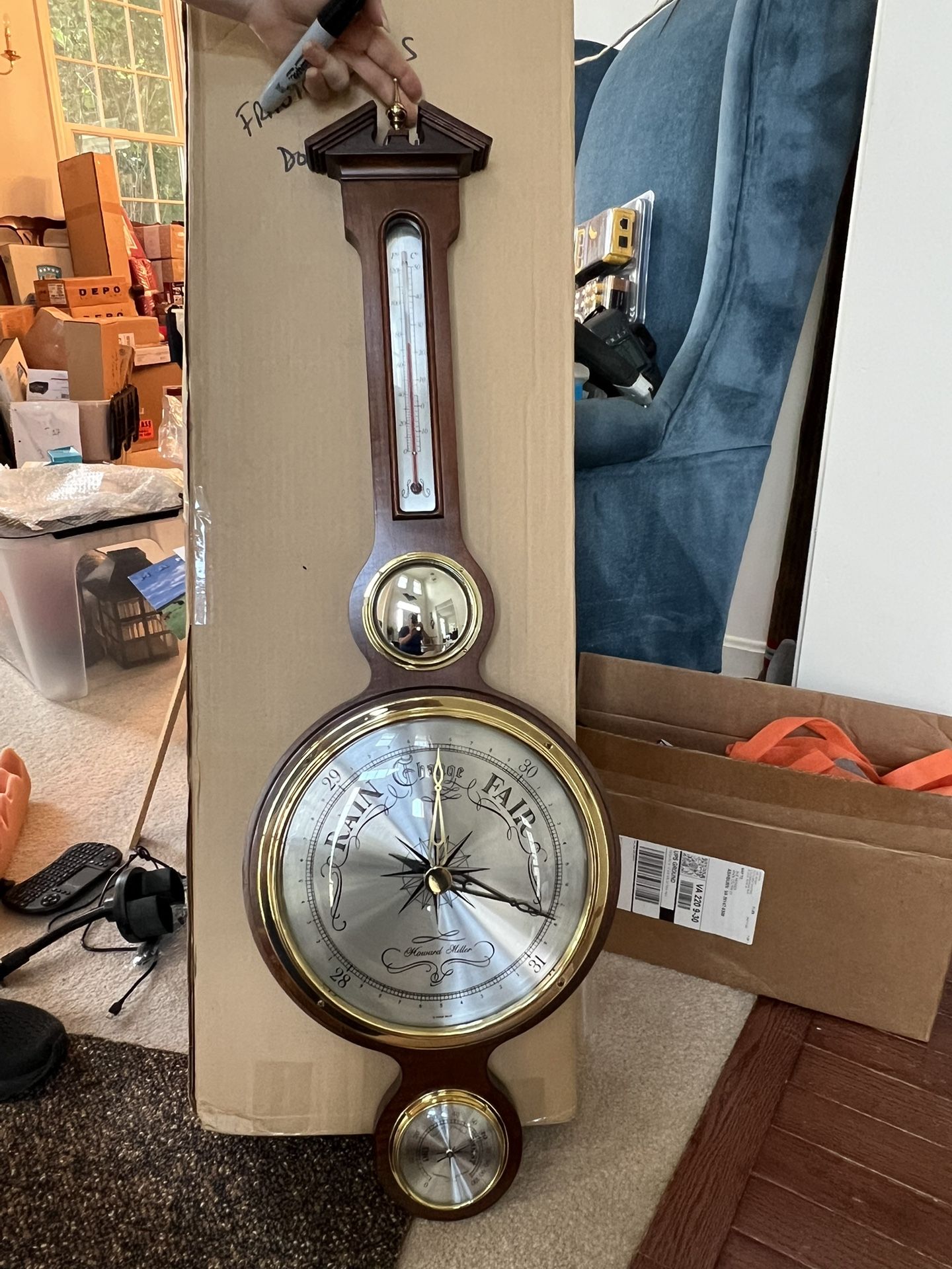 Howard Miller Olympia Banjo Thermometer - Large