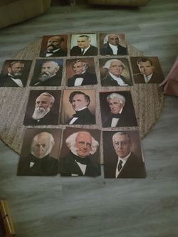 Presidents prints by Scott Patrick 1969