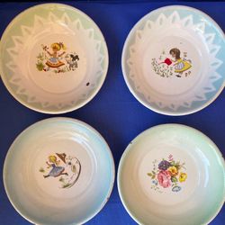 Antique Enamel Bowles 