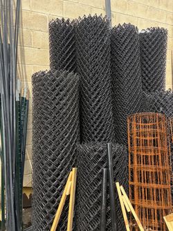 Black fencing rolls
