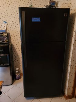 Black Kenmore Refrigerator 