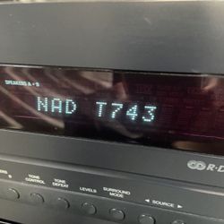 Nad Amplifier Receiver.  T-743….   Vintage Old School 