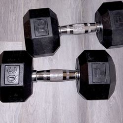 Set of 2x 30 lbs Dumbbells