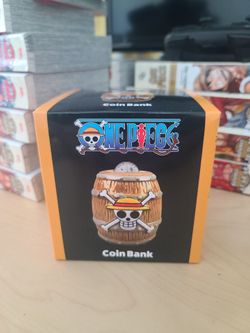 One piece coin bank