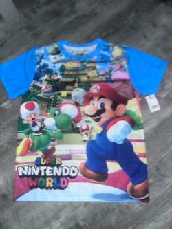 Kids Super Nintendo World Shirt NWT
