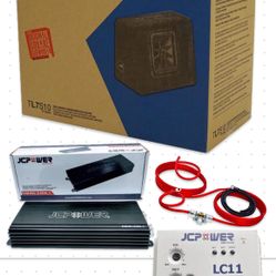 Brand New Kicker L7s 10” Sub Ported Box Amp Epicenter Wires