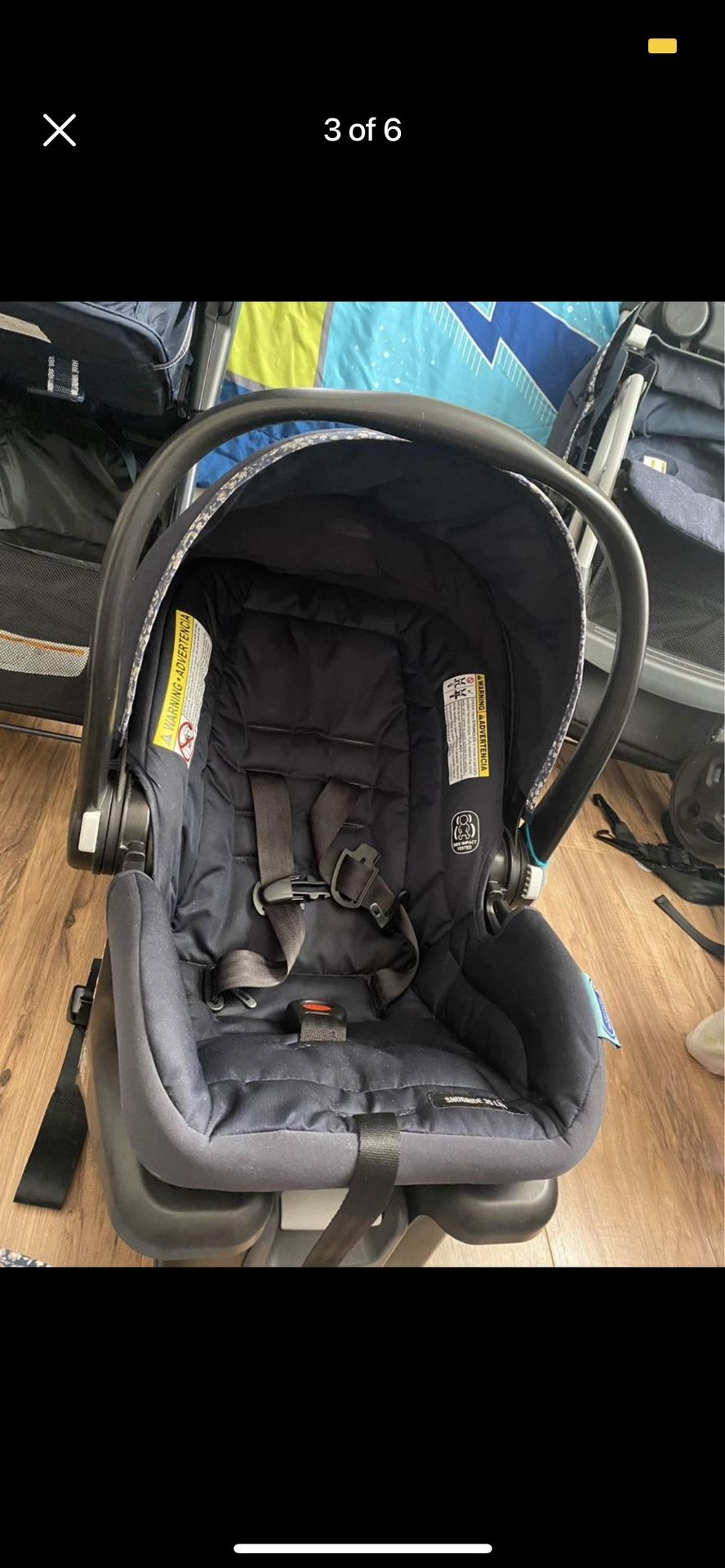 Car seat With Base And Stroller Travel System 