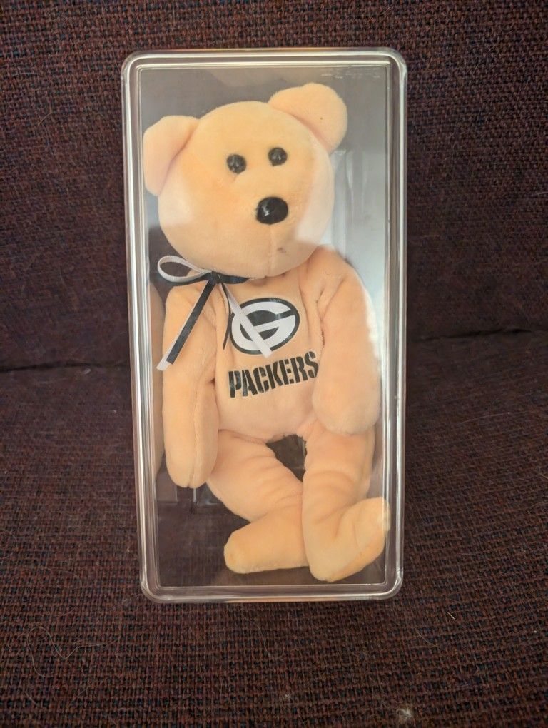 Green Bay Packers Bear W/Case