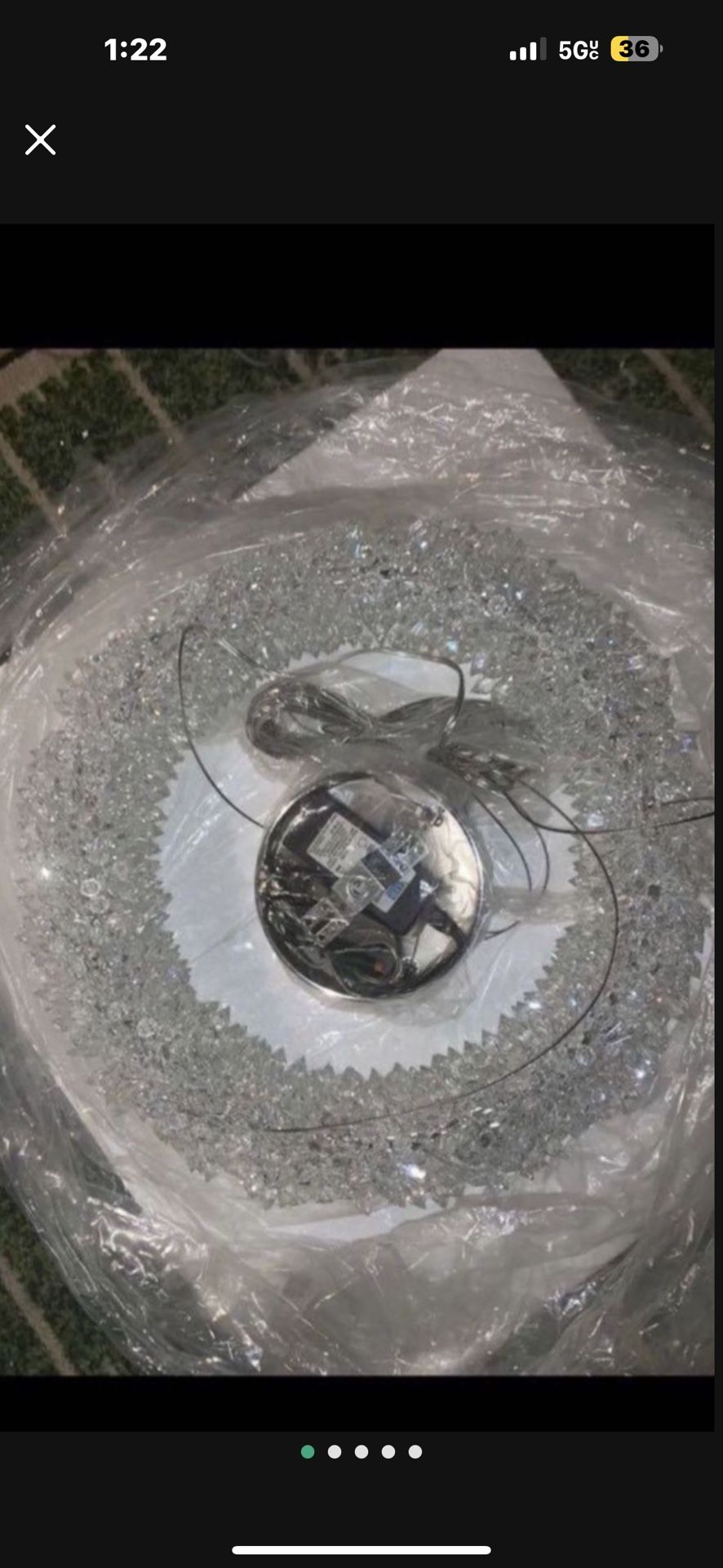 Halo Glass Chandelier
