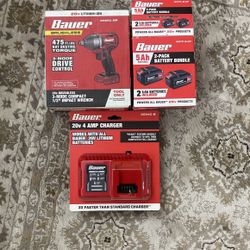 Drill, two pack battery 20volt