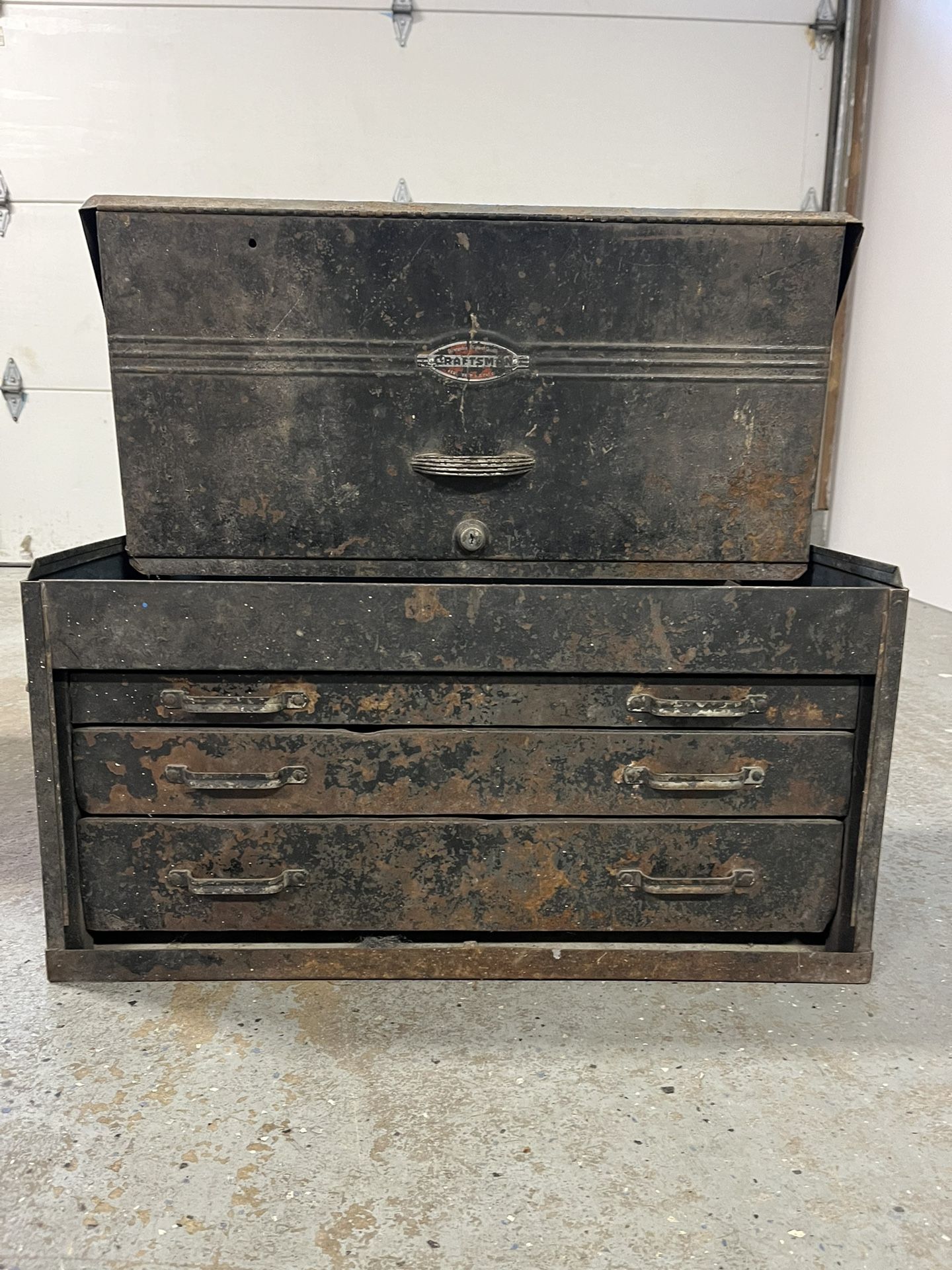 Vintage Craftsman Tool Box, No Key