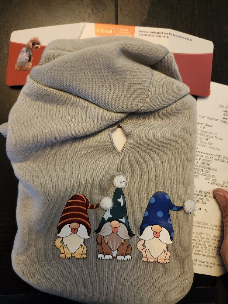 Pet Christmas Sweater Size XS